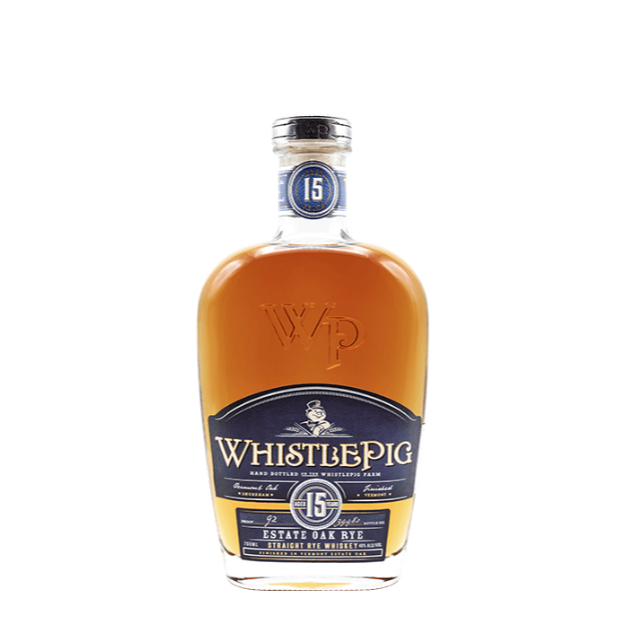 WhistlePig, Straight Rye Estate Oak 15YO