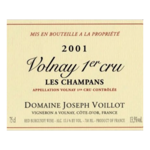Domaine Joseph Voillot, Volnay Premier Cru, Champans