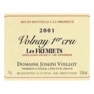 Domaine Joseph Voillot, Volnay Premier Cru, Fremiets