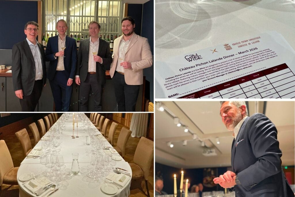 Pichon Comtesse Wine Dinner at 67 Pall Mall