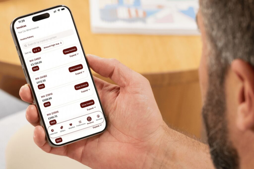 Cru Wine mobile app