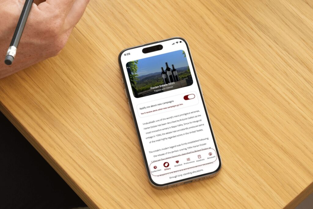 Cru Wine mobile app